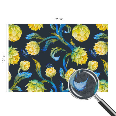 Papel de parede autocolante para quarto com estampa Virtuoso das Plantas
