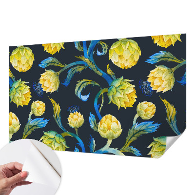 Papel de parede autocolante para quarto com estampa Virtuoso das Plantas