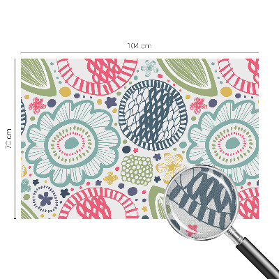 Autocolante de parede fotográfico Padrões florais