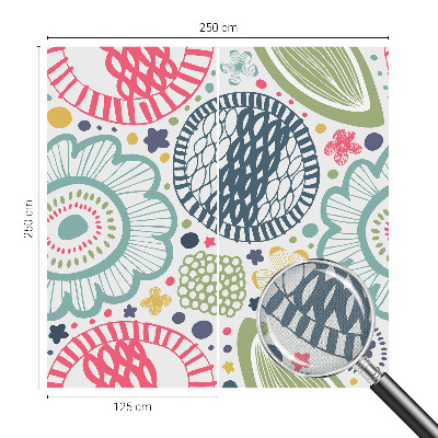 Autocolante de parede fotográfico Padrões florais