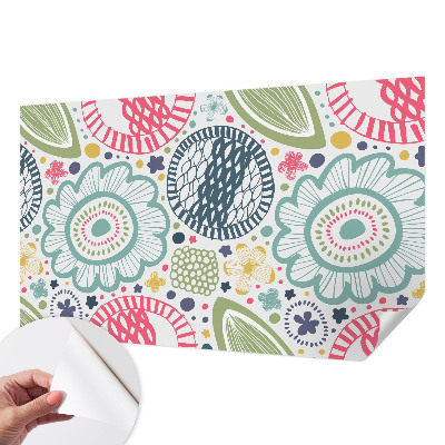 Autocolante de parede fotográfico Padrões florais