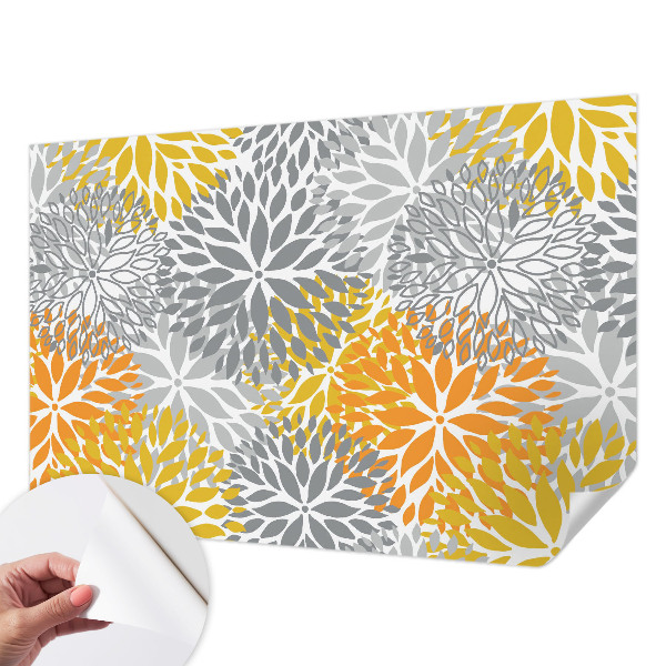 Papel de parede 3D com estampa Energia das Flores