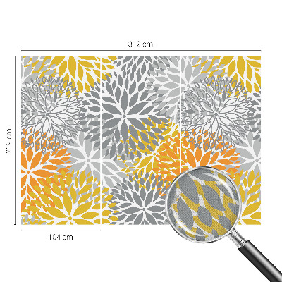 Papel de parede 3D com estampa Energia das Flores