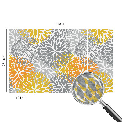 Papel de parede 3D com estampa Energia das Flores