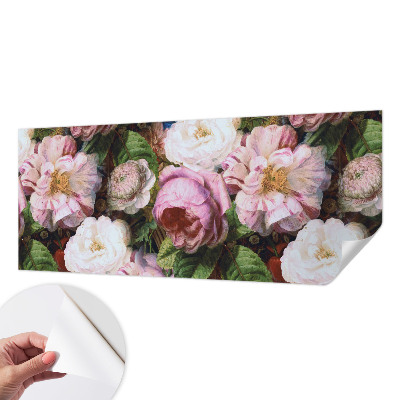 Papel de parede para criança com padrão floral elegante