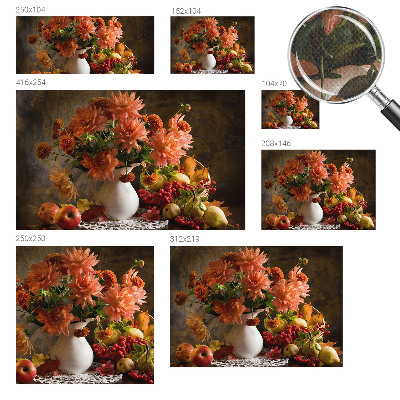 Papel de parede autocolante para sala Composição de outono