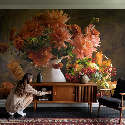 Papel de parede autocolante para sala Composição de outono
