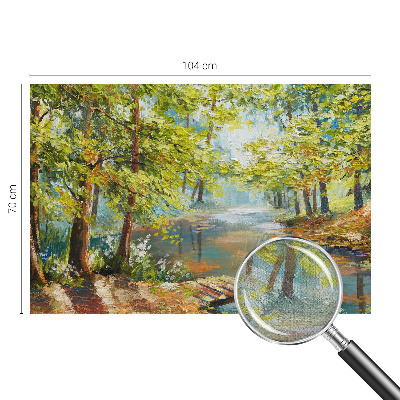 Papel de parede autocolante para quarto Lago idílico