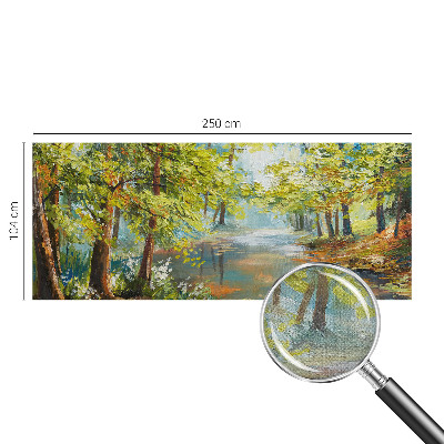 Papel de parede autocolante para quarto Lago idílico