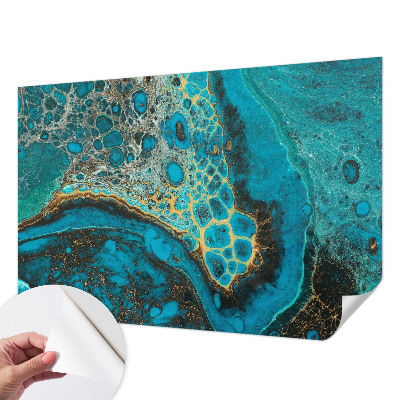 Papel de parede 3D com desenho de estrutura abstrata