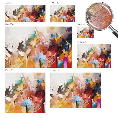 Papel de parede infantil Abstrato floral