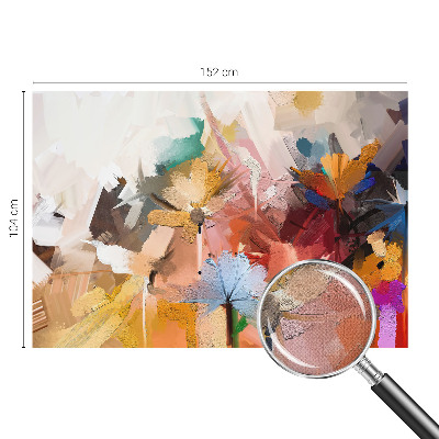 Papel de parede infantil Abstrato floral