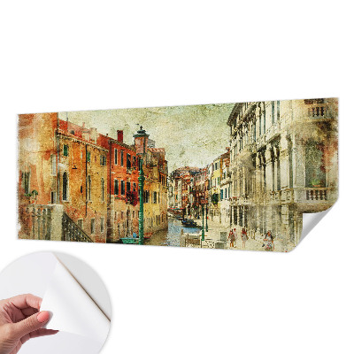Papel de parede autocolante para sala com estampa de tema urbano