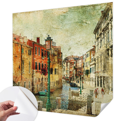 Papel de parede autocolante para sala com estampa de tema urbano