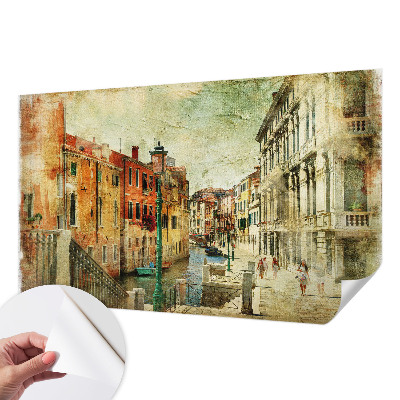 Papel de parede autocolante para sala com estampa de tema urbano