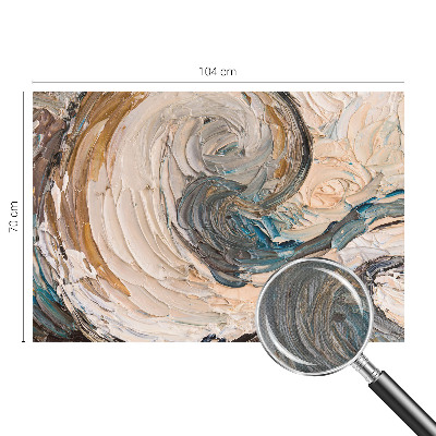 Autocolante de parede fotográfico Redemoinhos coloridos