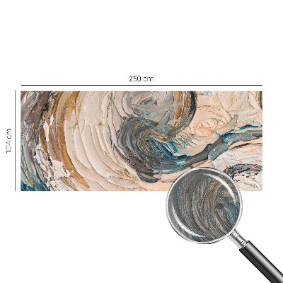 Autocolante de parede fotográfico Redemoinhos coloridos