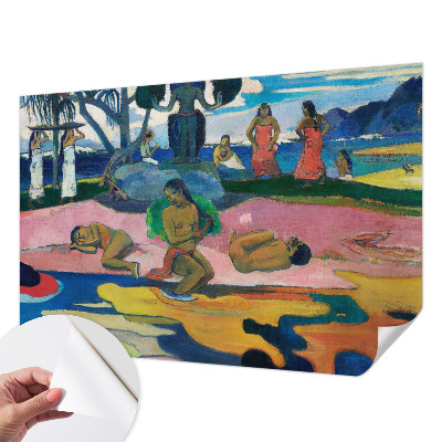 Papel de parede autocolante para sala Escapada tropical