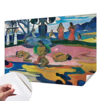 Papel de parede autocolante para sala Escapada tropical