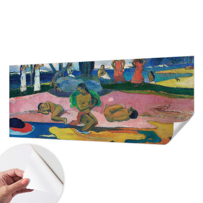 Papel de parede autocolante para sala Escapada tropical