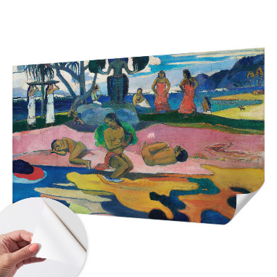 Papel de parede autocolante para sala Escapada tropical