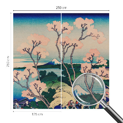 Papel de parede infantil flores de cerejeira