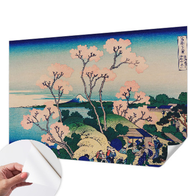 Papel de parede infantil flores de cerejeira