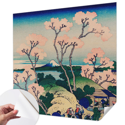 Papel de parede infantil flores de cerejeira