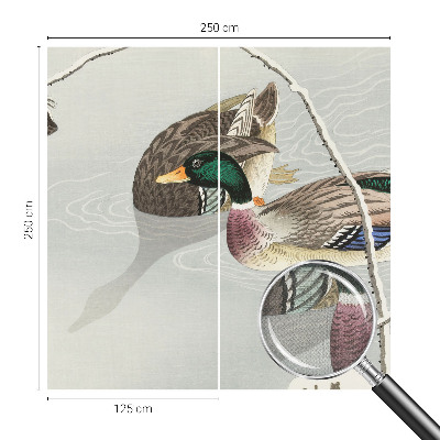Papel de parede para criança Patos calmos