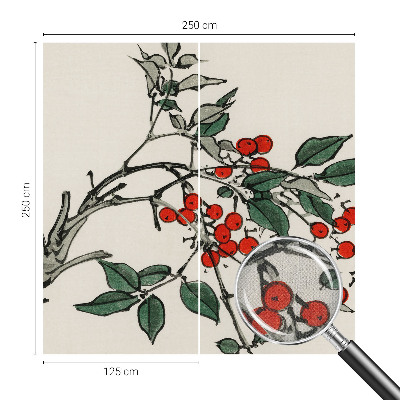 Papel de parede 3D Um raminho de frutos silvestres