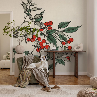 Papel de parede 3D Um raminho de frutos silvestres