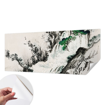 Papel de parede autocolante para sala Cachoeira da Natureza