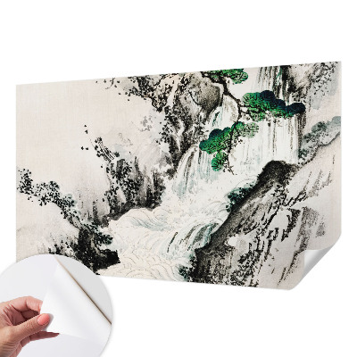 Papel de parede autocolante para sala Cachoeira da Natureza