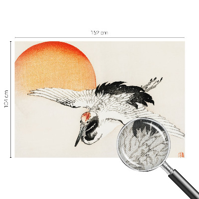 Papel de parede autocolante para quarto Guindaste elegante