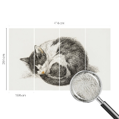 Papel de parede para criança Gatinho adorável