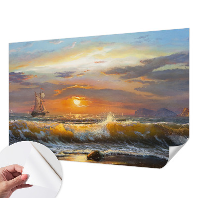 Papel de parede autocolante para quarto Panorama do mar