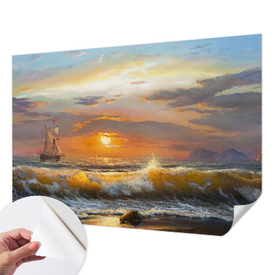 Papel de parede autocolante para quarto Panorama do mar