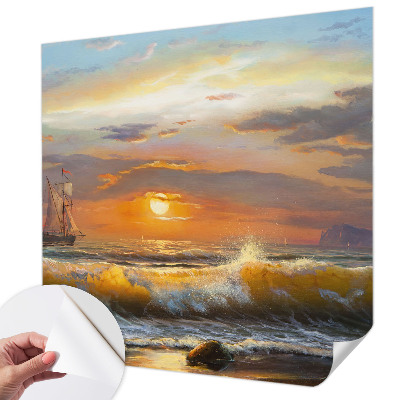 Papel de parede autocolante para quarto Panorama do mar