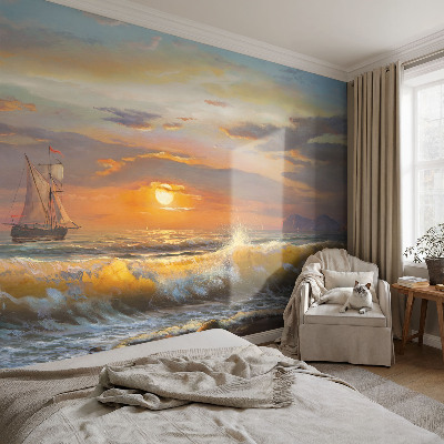 Papel de parede autocolante para quarto Panorama do mar