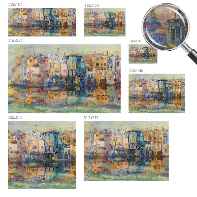 Autocolante de parede fotográfico Cidade mágica