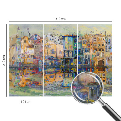 Autocolante de parede fotográfico Cidade mágica