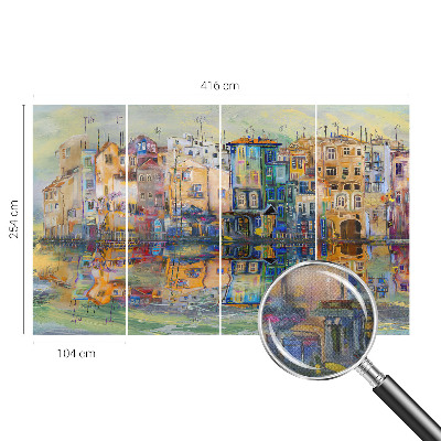 Autocolante de parede fotográfico Cidade mágica