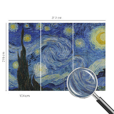 Papel de parede 3D com estampa Vórtice Noturno