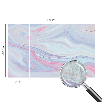 Papel de parede infantil Espiral pastel