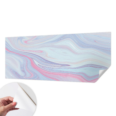 Papel de parede infantil com estampa de espiral em tons pastéis