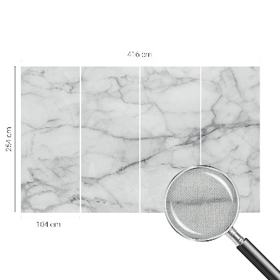 Papel de parede autocolante para sala com padrão de mármore em estilo elegante