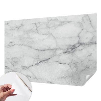 Papel de parede autocolante para sala com padrão de mármore em estilo elegante