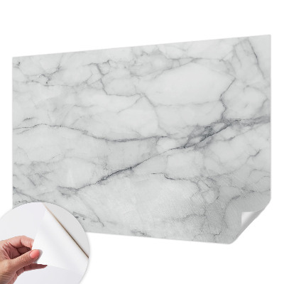 Papel de parede autocolante para sala com padrão de mármore em estilo elegante