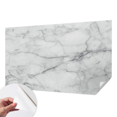 Papel de parede autocolante para sala com padrão de mármore em estilo elegante