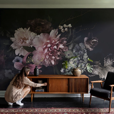 Papel de parede autocolante para quarto Arranjo floral